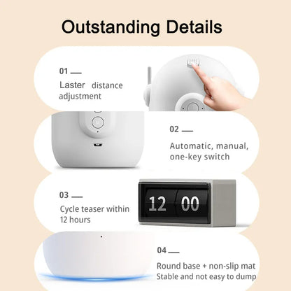 Timed Auto Laser Cat Toy 🔴🐾