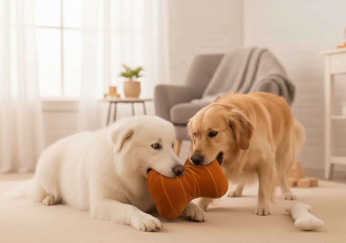 The Prime Steak Squeaky Plush Toy