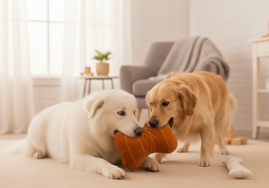 The Prime Steak Squeaky Plush Toy